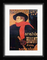 Ambassadeurs: Aristide Bruant, 1892 Fine Art Print