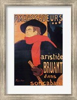 Ambassadeurs: Aristide Bruant, 1892 Fine Art Print