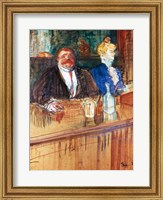 In the Bar: The Fat Proprietor and the Anaemic Cashier, 1898 Fine Art Print