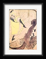 Poster advertising Jane Avril Fine Art Print