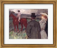 At the Racecourse, 1899 Fine Art Print