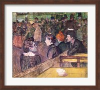 At the Moulin de la Galette, 1899 Fine Art Print