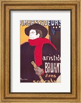 Poster advertising Aristide Bruant Fine Art Print