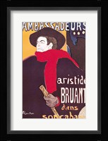 Poster advertising Aristide Bruant Fine Art Print