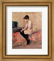 Nude Woman Seated on a Divan, 1881 Fine Art Print