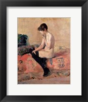 Nude Woman Seated on a Divan, 1881 Fine Art Print