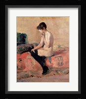 Nude Woman Seated on a Divan, 1881 Fine Art Print