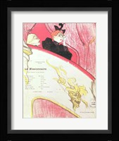 Cover of a programme for 'Le Missionaire' at the Theatre Libre Fine Art Print