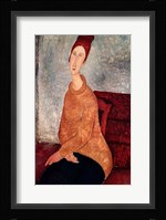 Jeanne Hebuterne in a Yellow Jumper, 1918-19 Fine Art Print