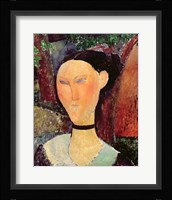 Woman with a Velvet Neckband, c.1915 Fine Art Print
