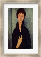 Woman with Blue Eyes, c.1918 Fine Art Print