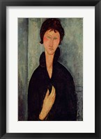 Woman with Blue Eyes, c.1918 Fine Art Print