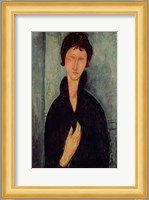 Woman with Blue Eyes, c.1918 Fine Art Print