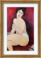 Large Seated Nude Fine Art Print