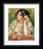 Gabrielle with a Rose, 1911 Framed Print