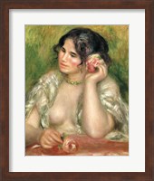 Gabrielle with a Rose, 1911 Fine Art Print