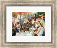The Luncheon of the Boating Party, 1881 Fine Art Print