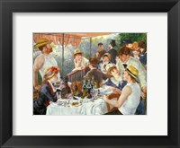 The Luncheon of the Boating Party, 1881 Fine Art Print