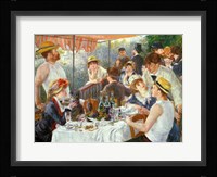 The Luncheon of the Boating Party, 1881 Framed Print