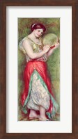 Dancing Girl with Tambourine, 1909 Fine Art Print
