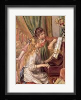 Young Girls at the Piano, 1892 Framed Print