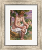 Seated Bather in a Landscape Fine Art Print