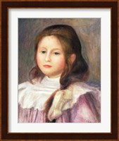 Portrait of a Child - pink dress Fine Art Print