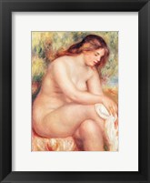 Bather Drying Herself Fine Art Print