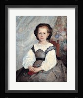 Portrait of Mademoiselle Romaine Lacaux, 1864 Framed Print