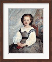 Portrait of Mademoiselle Romaine Lacaux, 1864 Fine Art Print