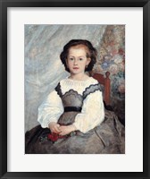 Portrait of Mademoiselle Romaine Lacaux, 1864 Fine Art Print