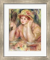 Woman with a Mirror, c.1915 Fine Art Print