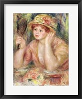 Woman with a Mirror, c.1915 Fine Art Print