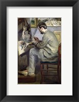 Frederic Bazille at his Easel, 1867 Fine Art Print