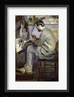 Frederic Bazille at his Easel, 1867 Fine Art Print
