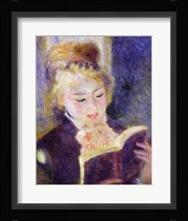 Girl Reading, 1874 Framed Print