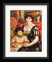 Madame Josse Bernheim-Jeune and her Son Henry, 1910 Fine Art Print