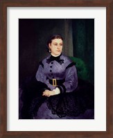 Portrait of Mademoiselle Sicot, 1865 Fine Art Print