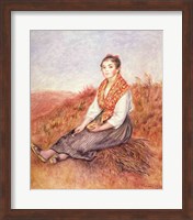 Woman with a bundle of firewood, c.1882 Fine Art Print