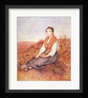 Woman with a bundle of firewood, c.1882 Fine Art Print