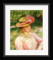 The Straw Hat, 1895 Fine Art Print