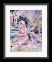 Madame Renoir and her son Pierre, 1890 Fine Art Print