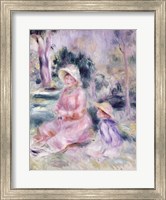 Madame Renoir and her son Pierre, 1890 Fine Art Print