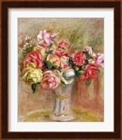 Roses in a Sevres vase Fine Art Print