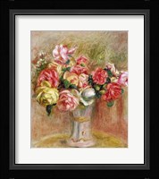 Roses in a Sevres vase Framed Print
