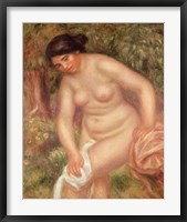 Bather drying herself, 1895 Fine Art Print