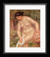 Bather drying herself, 1895 Framed Print