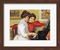 Yvonne and Christine Lerolle at the piano, 1897 Fine Art Print