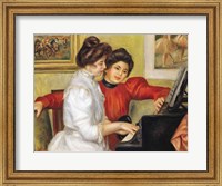 Yvonne and Christine Lerolle at the piano, 1897 Fine Art Print