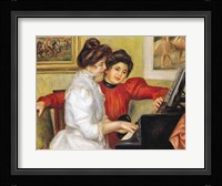 Yvonne and Christine Lerolle at the piano, 1897 Fine Art Print